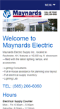 Mobile Screenshot of maynardselectric.com